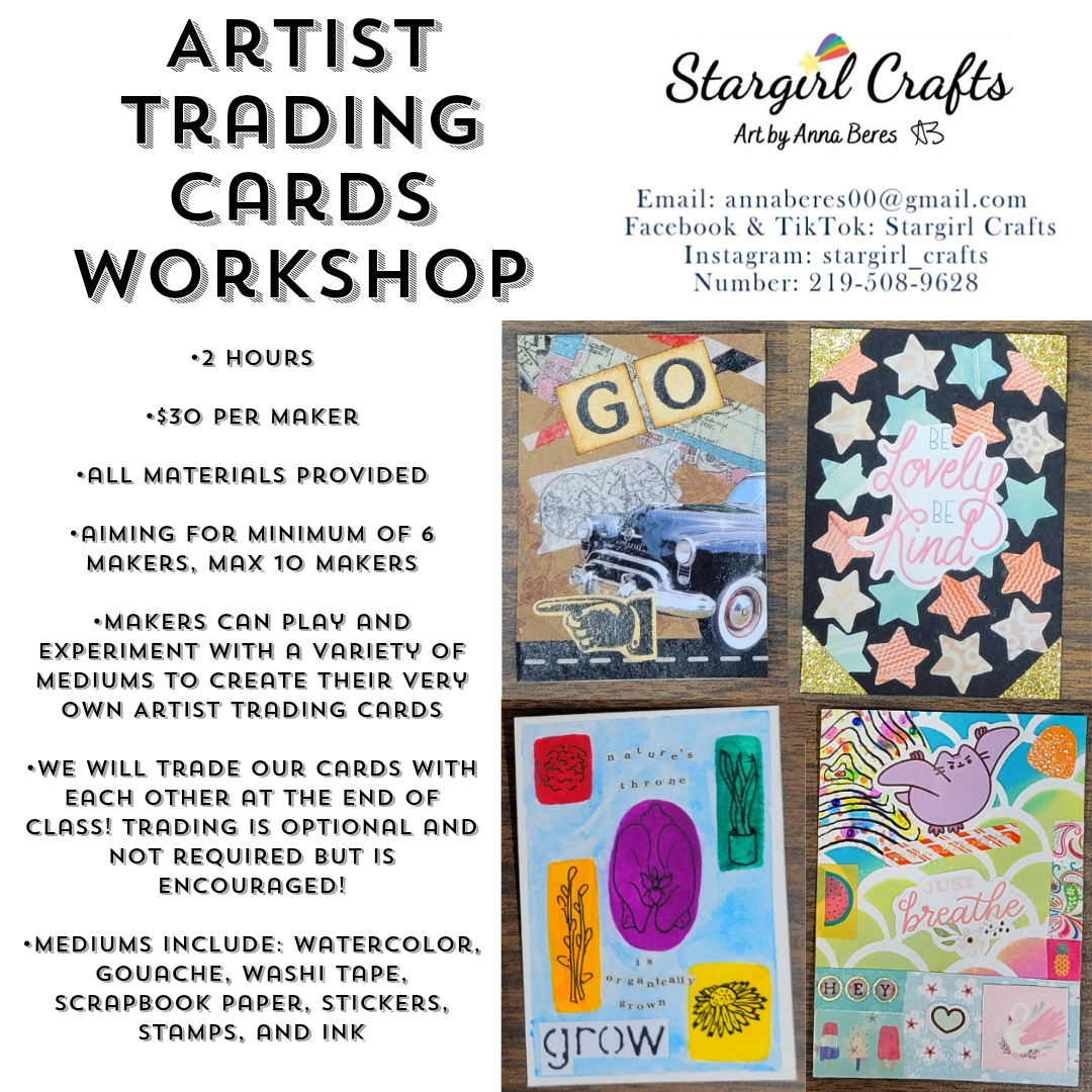 Stargirl Crafts <sup>TM</sup> Artist Trading Cards Workshop 